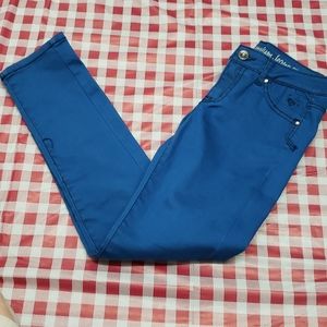 Justice premium electric blue jeans 12 R